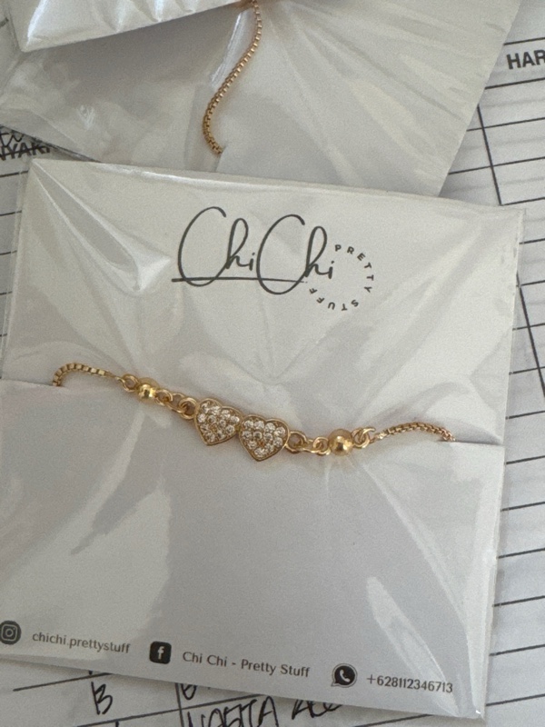 Gelang 2 Love Gold 232