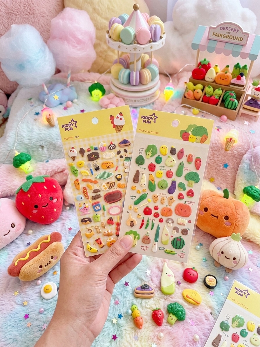 Sticker Puffy Foodie