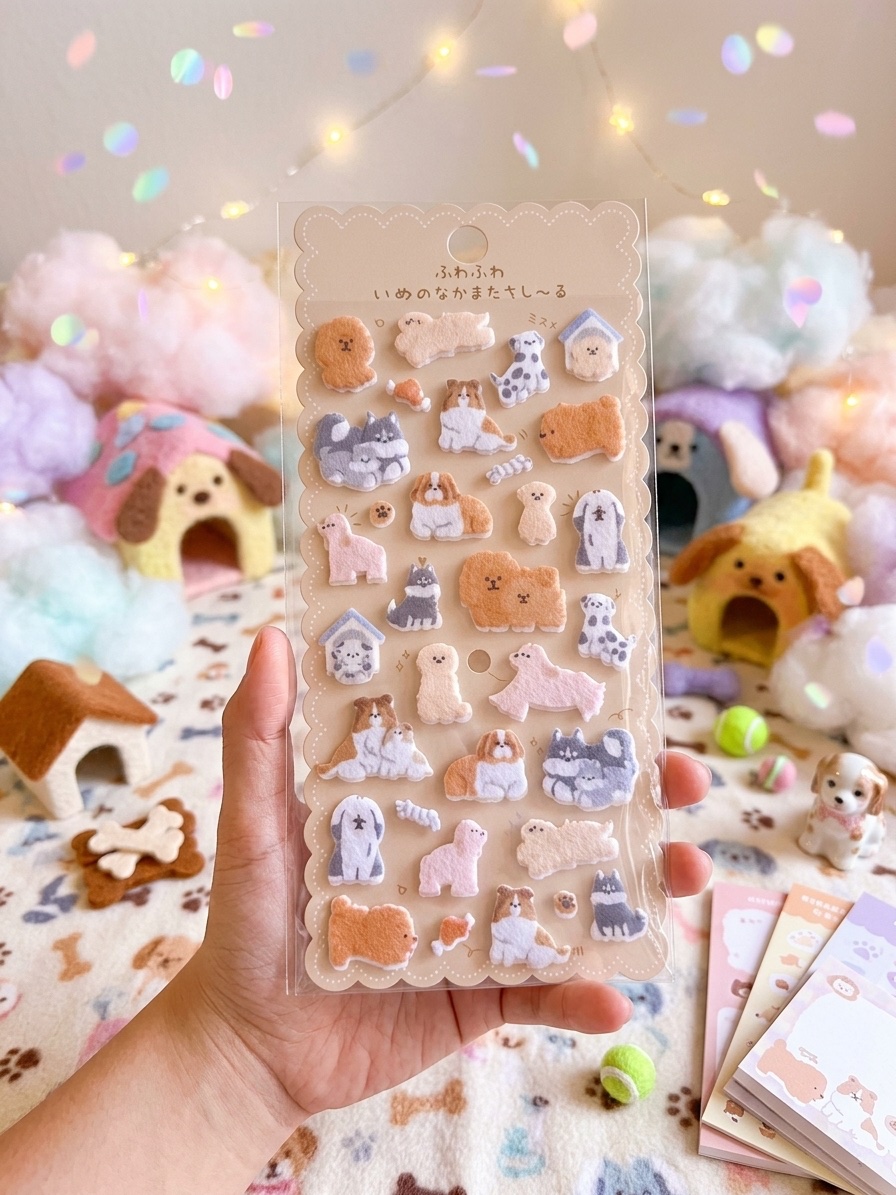 Sticker Cute Doggies